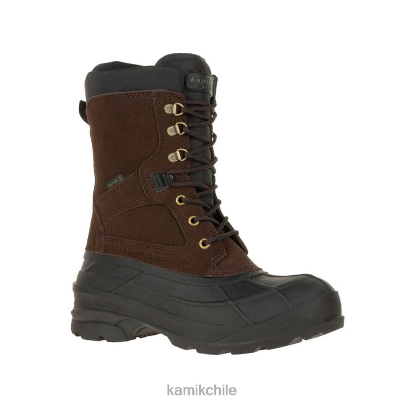 marron oscuro botas de invierno RJT4Z518 Kamik hombres nación más