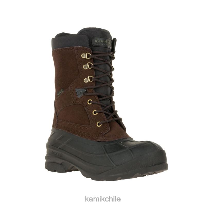 marron oscuro botas de invierno RJT4Z518 Kamik hombres nación más
