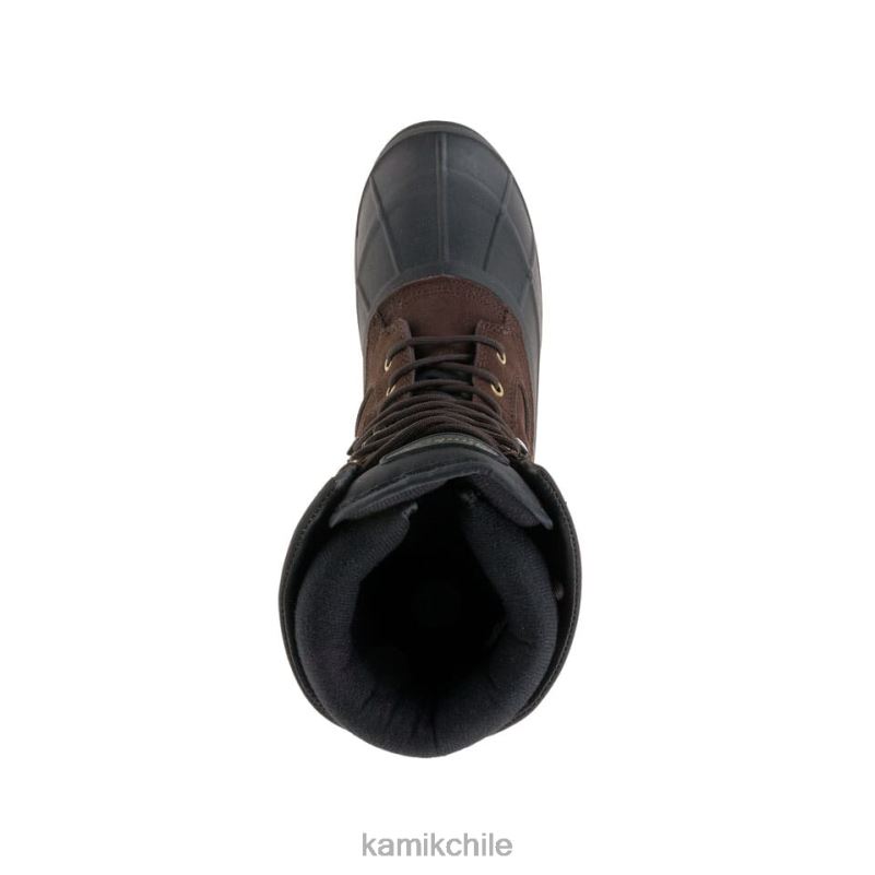 marron oscuro botas de invierno RJT4Z518 Kamik hombres nación más