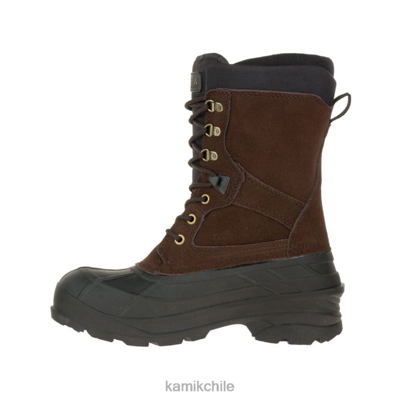 marron oscuro botas de invierno RJT4Z518 Kamik hombres nación más