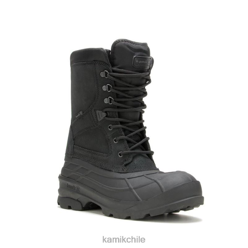 negro botas de invierno RJT4Z519 Kamik hombres nación más