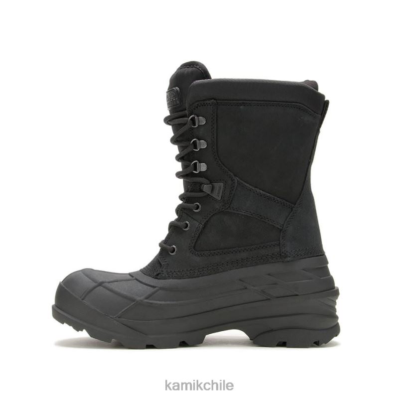 negro botas de invierno RJT4Z519 Kamik hombres nación más