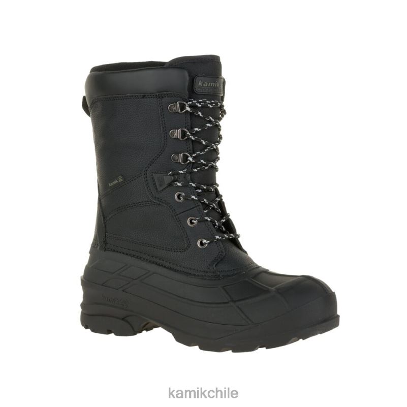 negro botas de invierno RJT4Z523 Kamik hombres nación pro