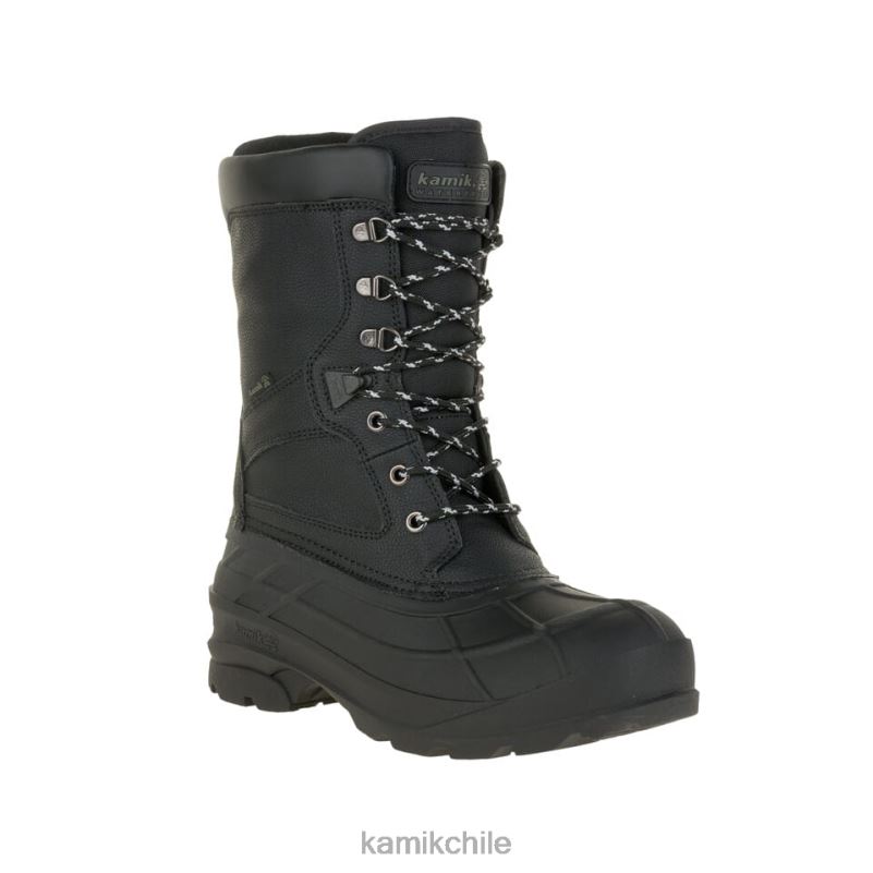 negro botas de invierno RJT4Z523 Kamik hombres nación pro