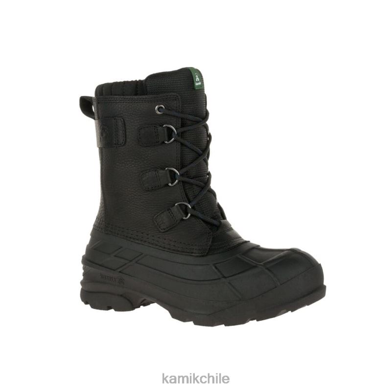 negro botas de invierno RJT4Z530 Kamik hombres alborg más