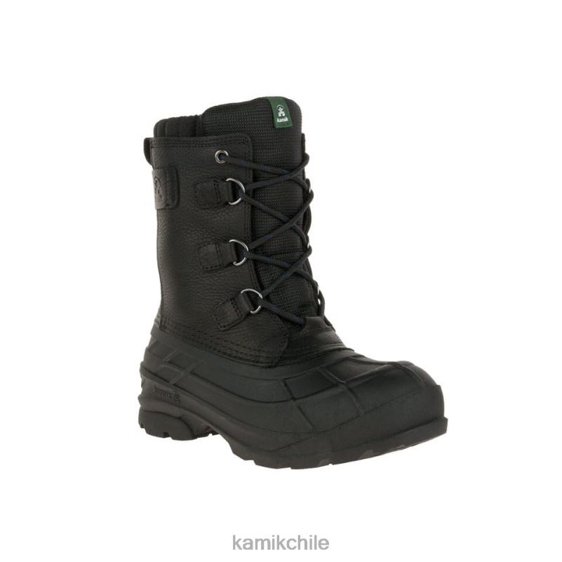 negro botas de invierno RJT4Z530 Kamik hombres alborg más