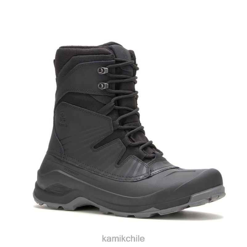 negro botas de invierno RJT4Z543 Kamik hombres Islandia