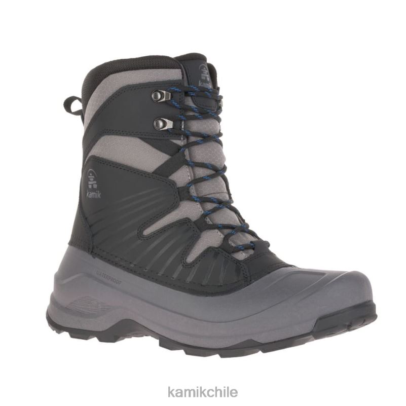 negro/carbón botas de invierno RJT4Z542 Kamik hombres Islandia