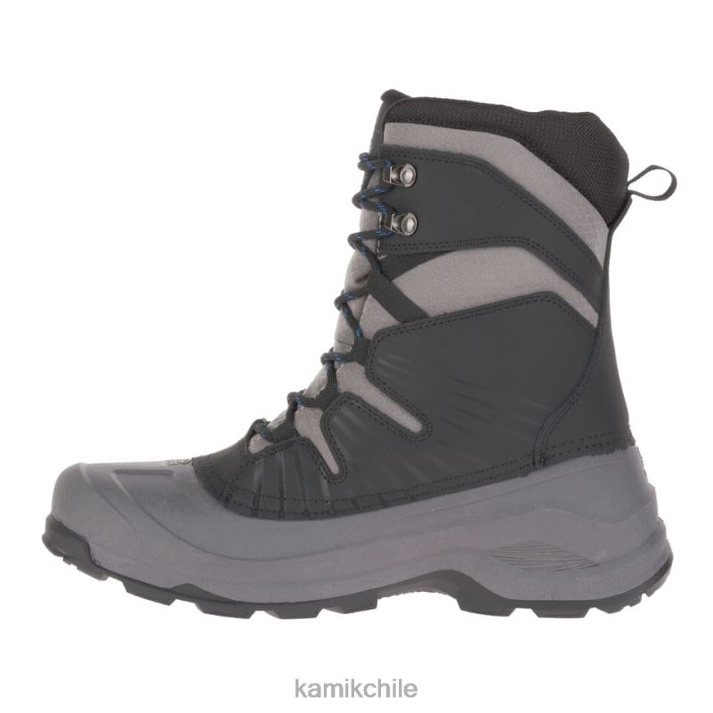 negro/carbón botas de invierno RJT4Z542 Kamik hombres Islandia