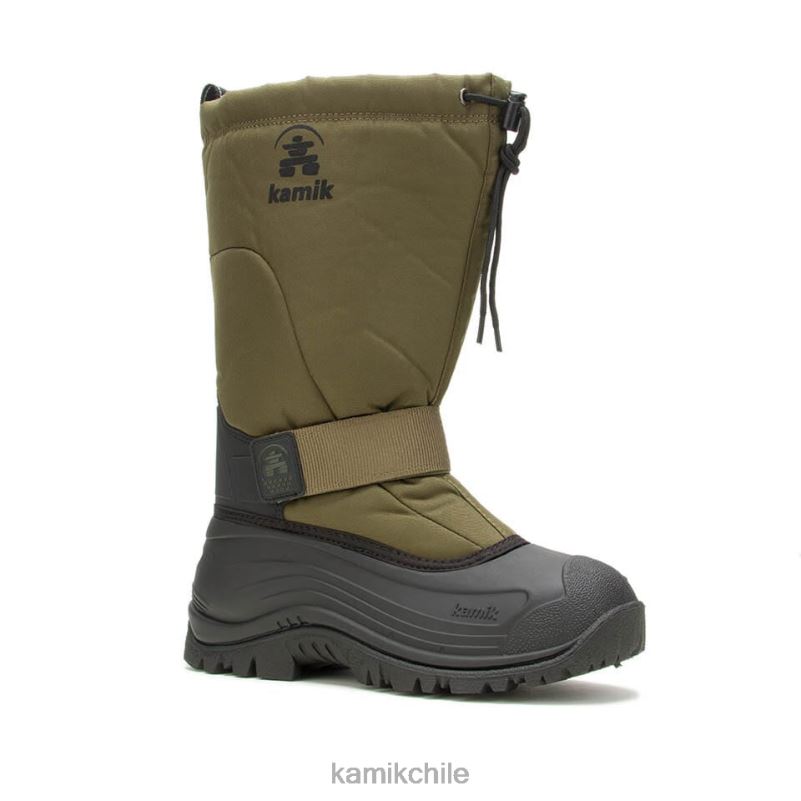 oliva oscuro botas de invierno RJT4Z513 Kamik hombres bahía verde 4