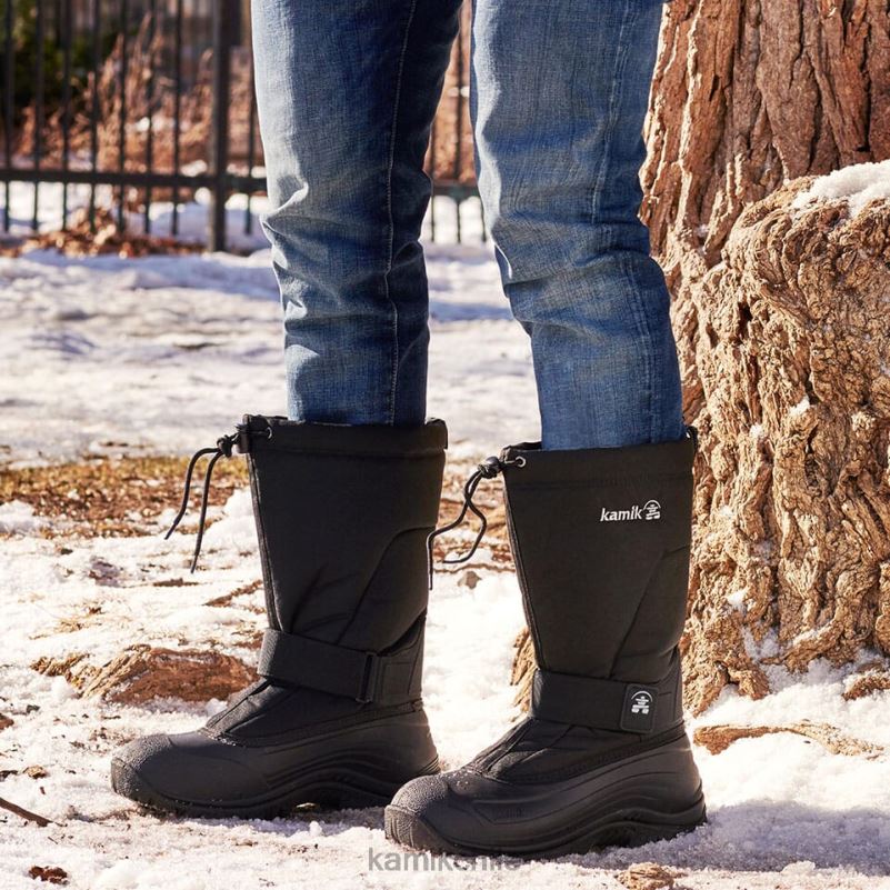 oliva oscuro botas de invierno RJT4Z513 Kamik hombres bahía verde 4