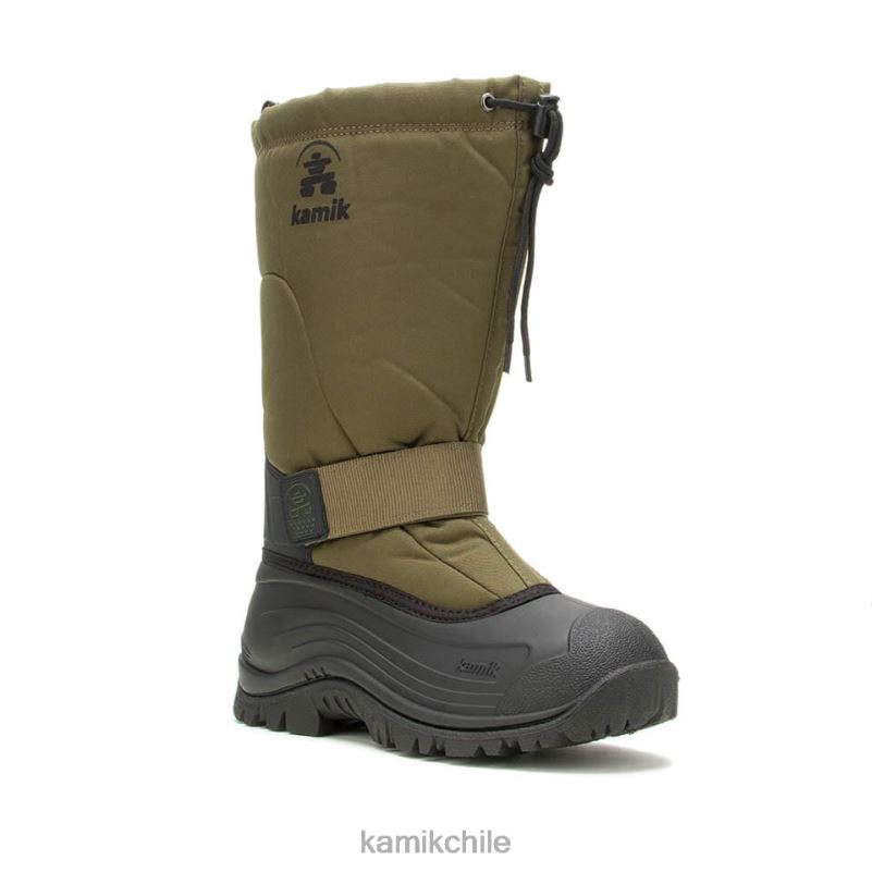 oliva oscuro botas de invierno RJT4Z513 Kamik hombres bahía verde 4