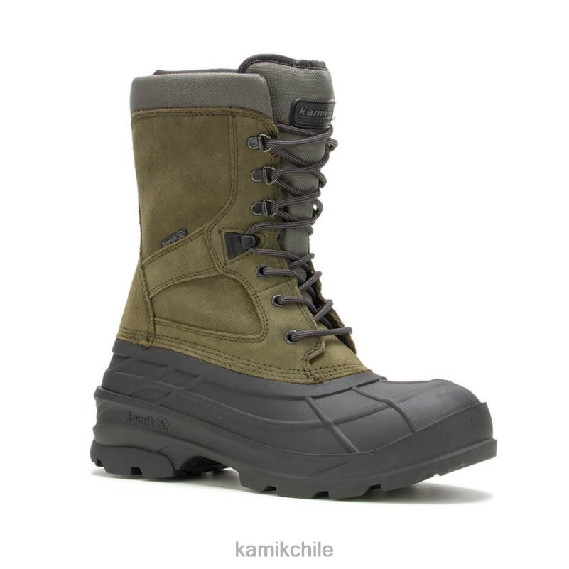 oliva oscuro botas de invierno RJT4Z520 Kamik hombres nación más