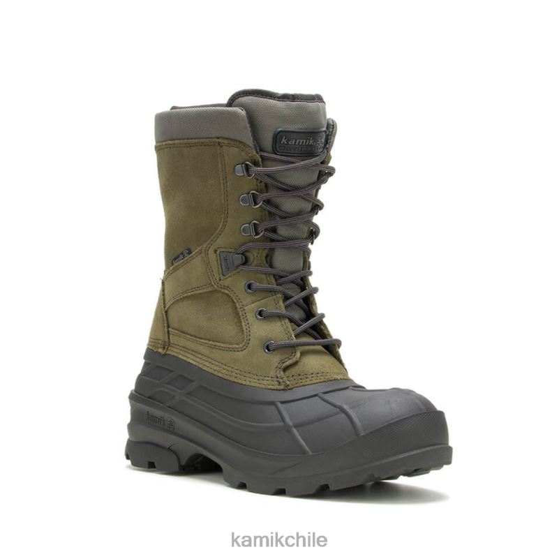 oliva oscuro botas de invierno RJT4Z520 Kamik hombres nación más