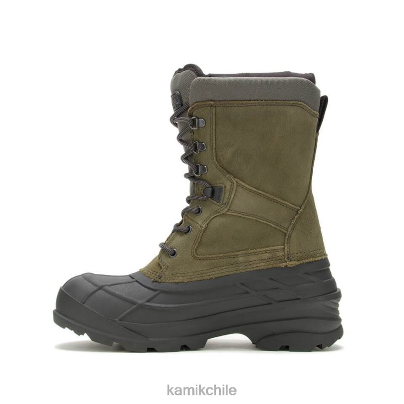oliva oscuro botas de invierno RJT4Z520 Kamik hombres nación más