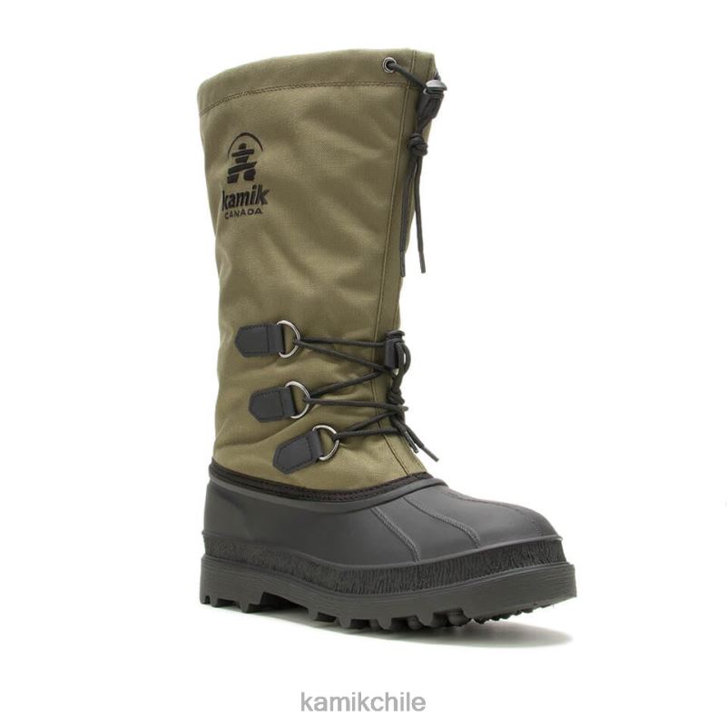 oliva oscuro botas de invierno RJT4Z522 Kamik hombres canuck