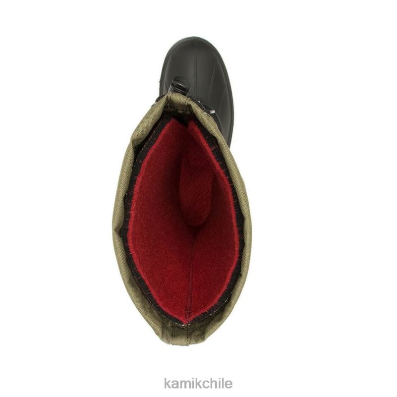 oliva oscuro botas de invierno RJT4Z522 Kamik hombres canuck