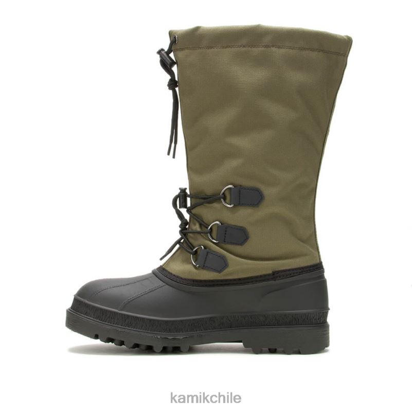 oliva oscuro botas de invierno RJT4Z522 Kamik hombres canuck