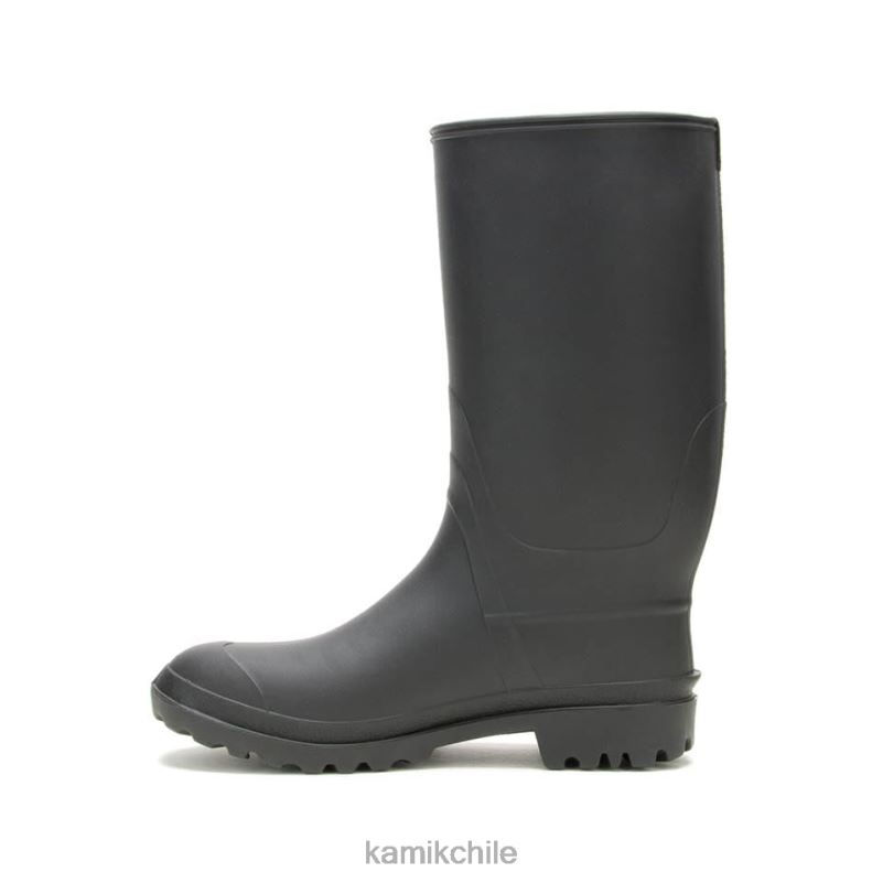 negro botas de lluvia RJT4Z455 Kamik hombres Miguel