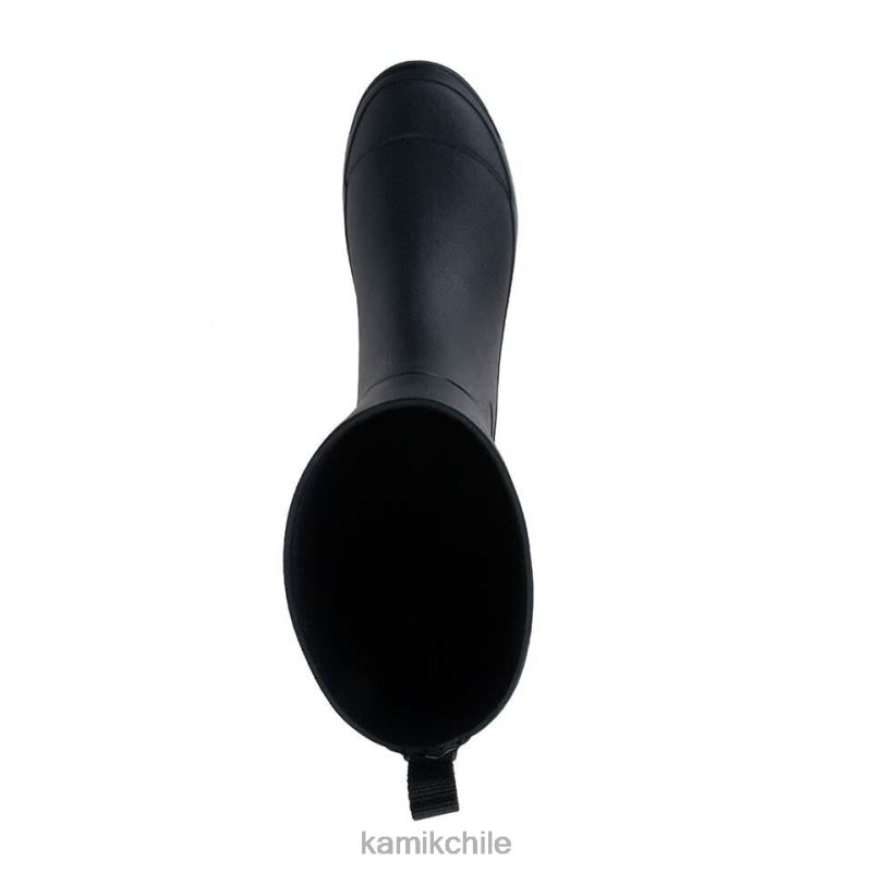 negro botas de lluvia RJT4Z457 Kamik hombres lars