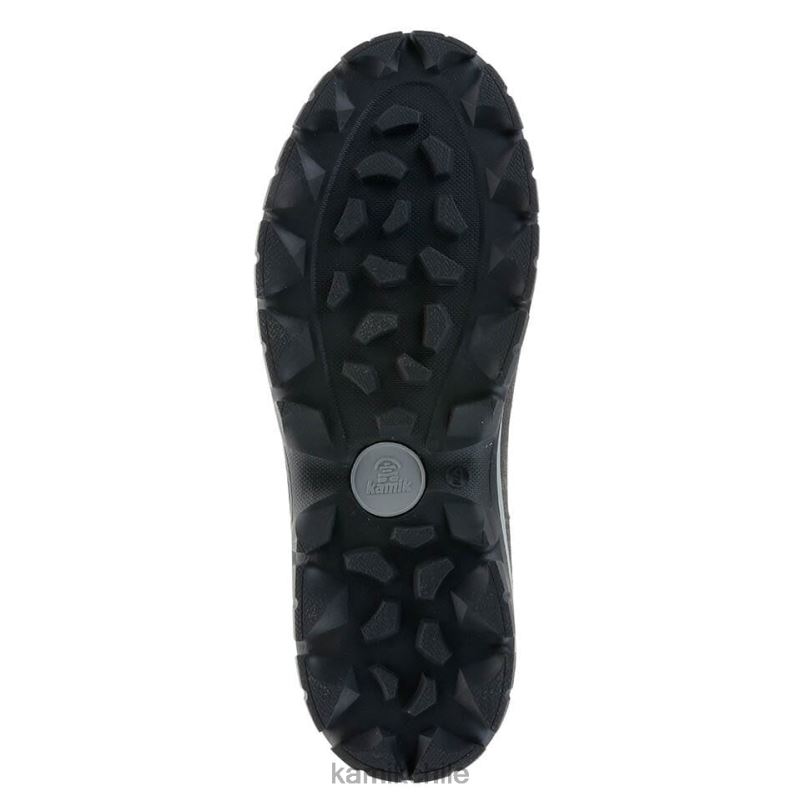 negro botas de lluvia RJT4Z457 Kamik hombres lars