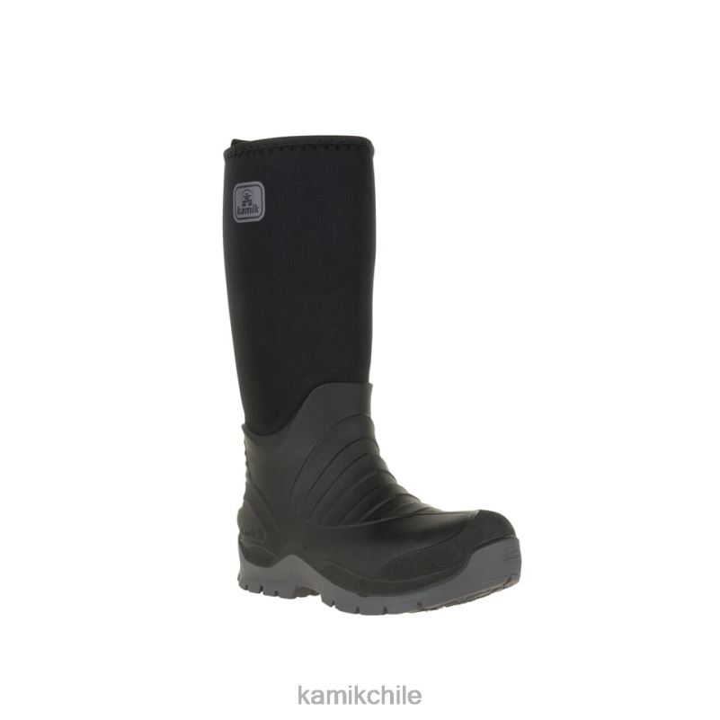 negro botas industriales y de caza RJT4Z486 Kamik hombres campesino australiano