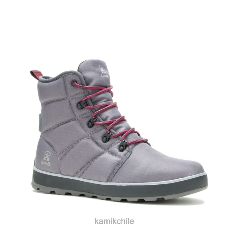 carbón/rojo calzado casual RJT4Z471 Kamik hombres spencer sustantivo, masculino—