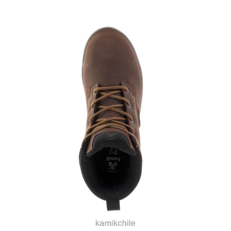 marron oscuro calzado casual RJT4Z476 Kamik hombres spencer medio