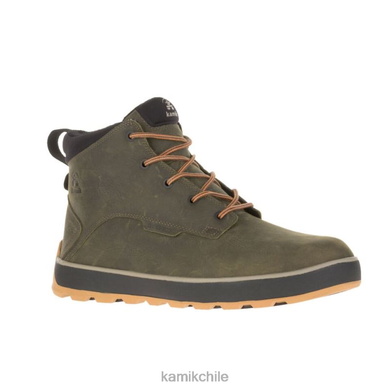 oliva oscuro calzado casual RJT4Z477 Kamik hombres spencer medio