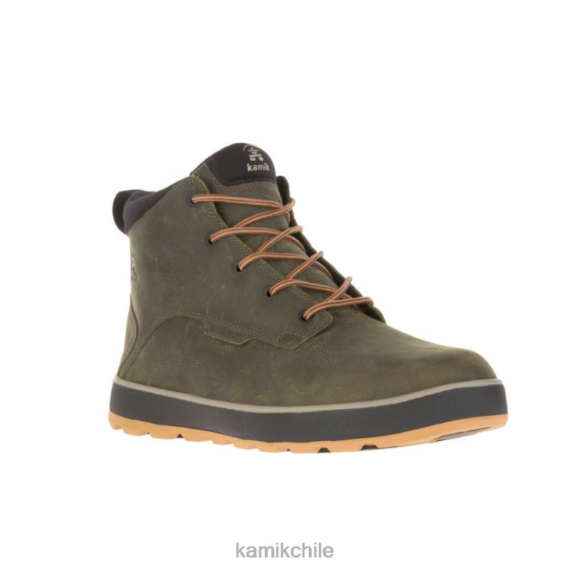 oliva oscuro calzado casual RJT4Z477 Kamik hombres spencer medio