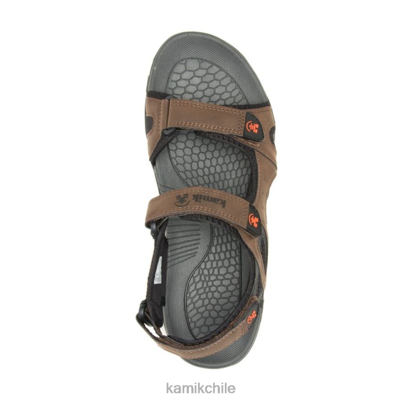 marrón sandalias RJT4Z470 Kamik hombres milos