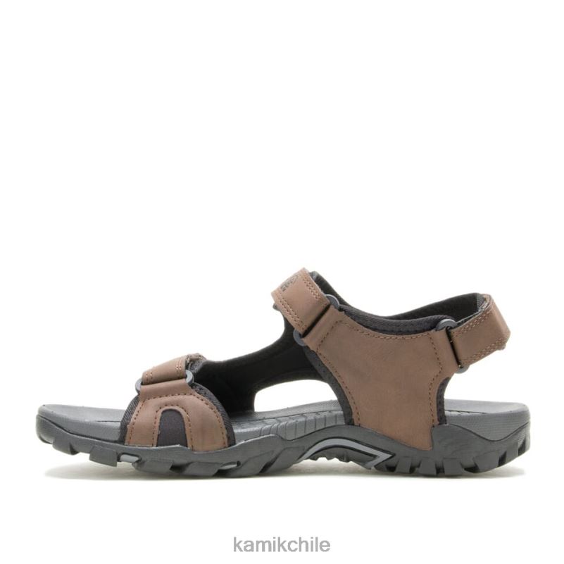 marrón sandalias RJT4Z470 Kamik hombres milos