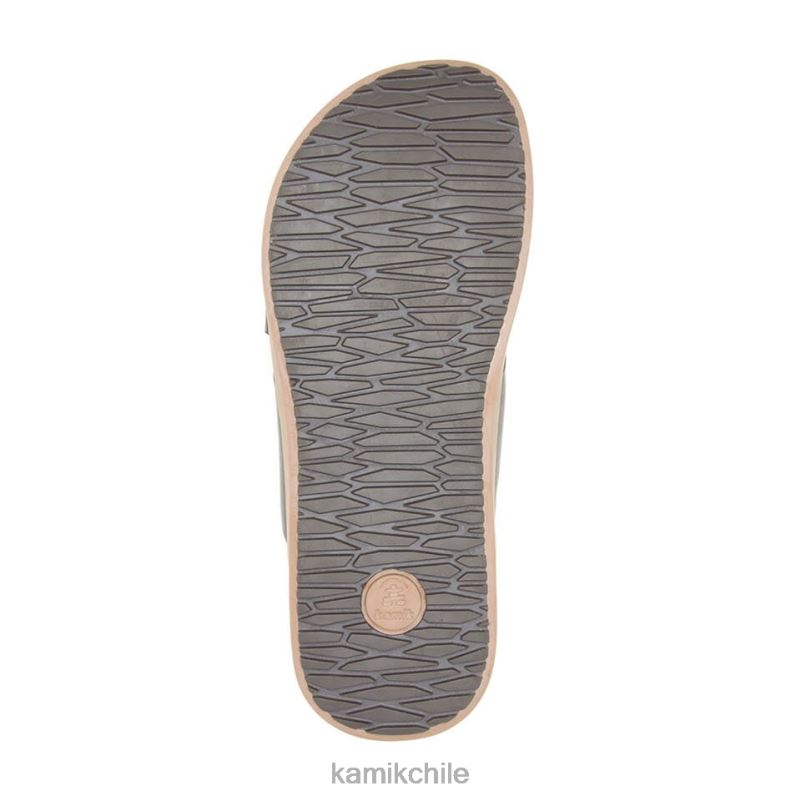 marron oscuro sandalias RJT4Z465 Kamik hombres cruz marty