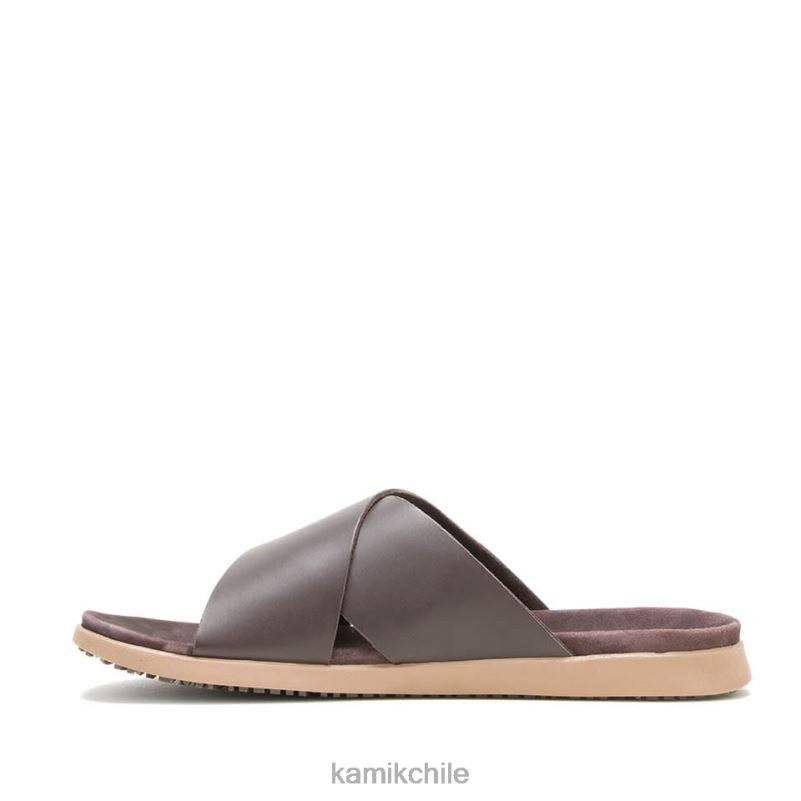marron oscuro sandalias RJT4Z465 Kamik hombres cruz marty