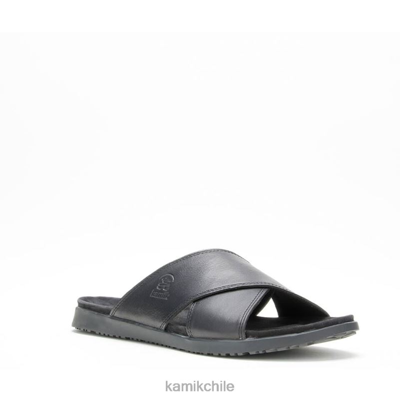 negro sandalias RJT4Z463 Kamik hombres cruz marty