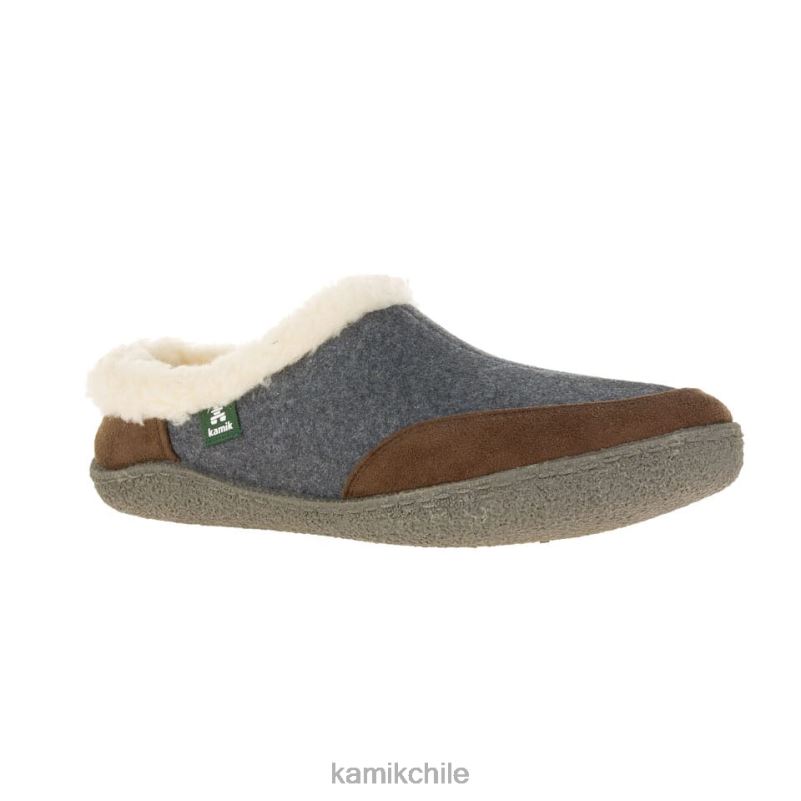 marron oscuro zapatillas RJT4Z550 Kamik hombres cabina