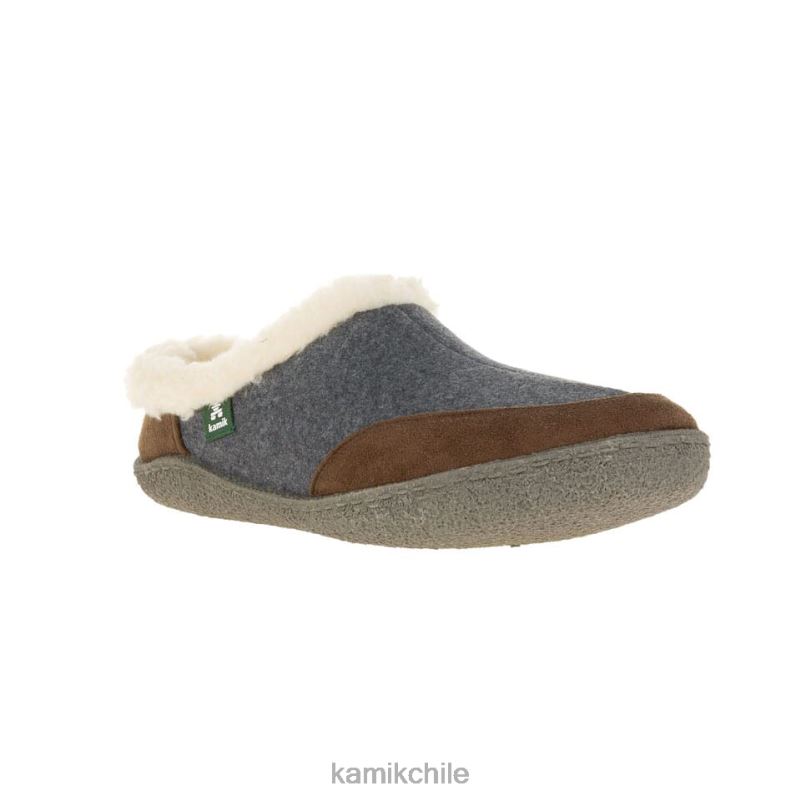 marron oscuro zapatillas RJT4Z550 Kamik hombres cabina