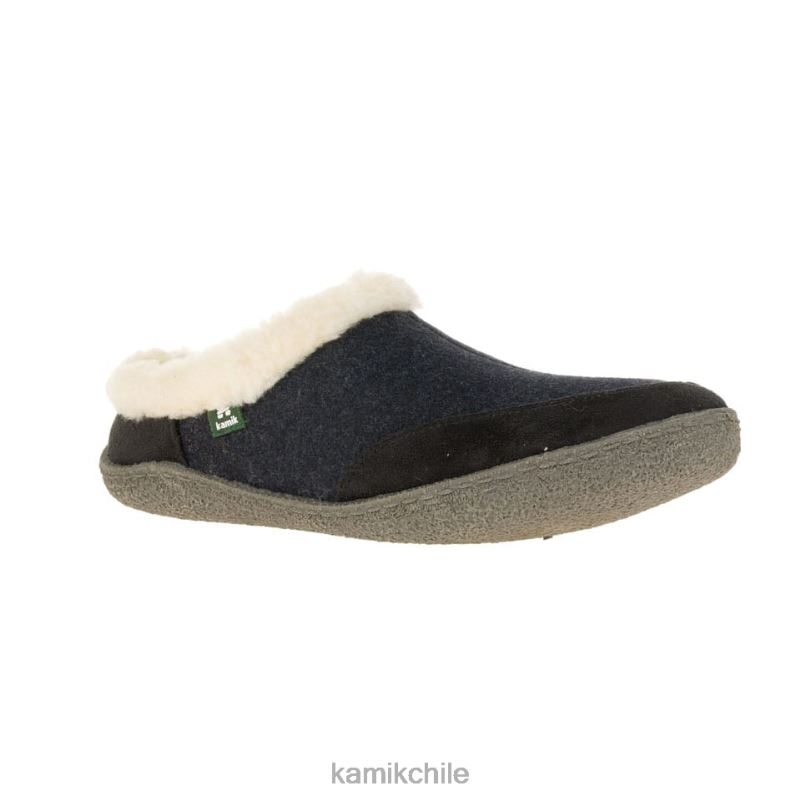 negro zapatillas RJT4Z549 Kamik hombres cabina