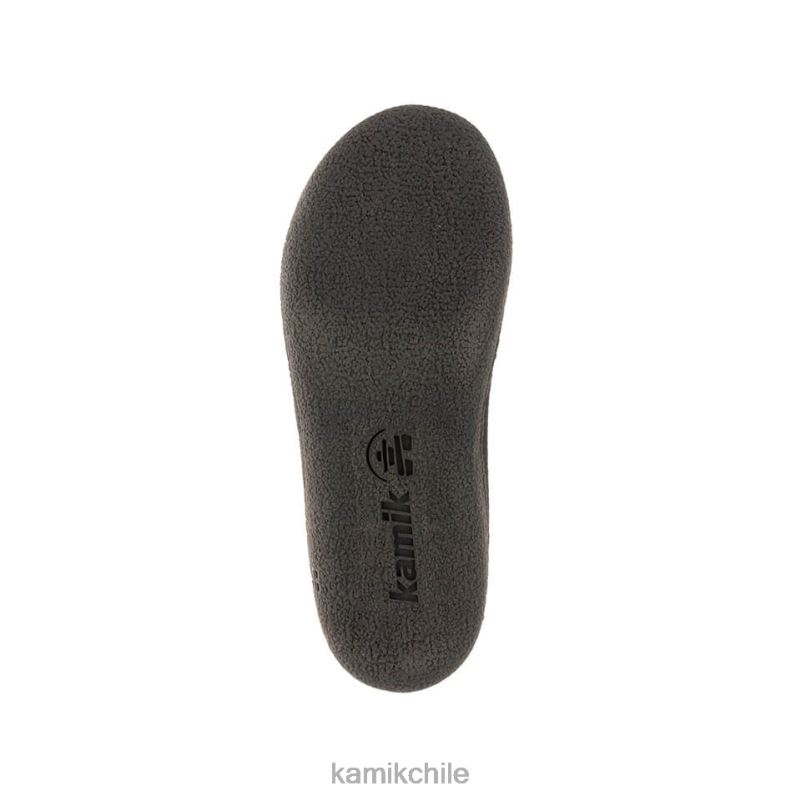 negro zapatillas RJT4Z551 Kamik hombres reclinarse