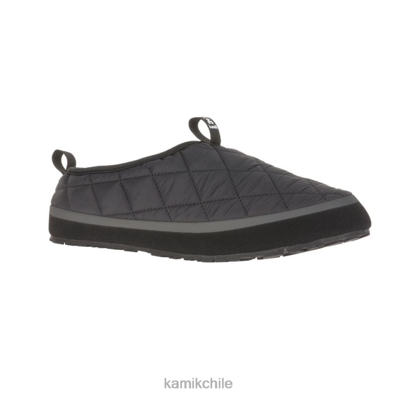 negro zapatillas RJT4Z553 Kamik hombres hinchado