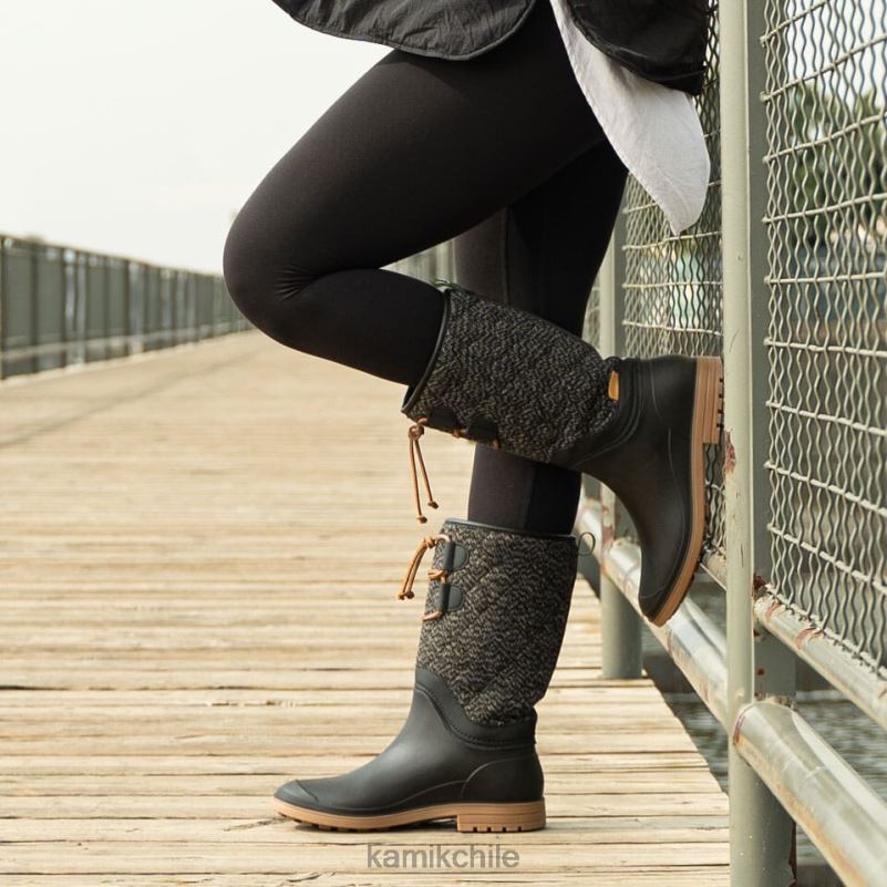 blanco negro botas casuales RJT4Z24 Kamik mujer abigail