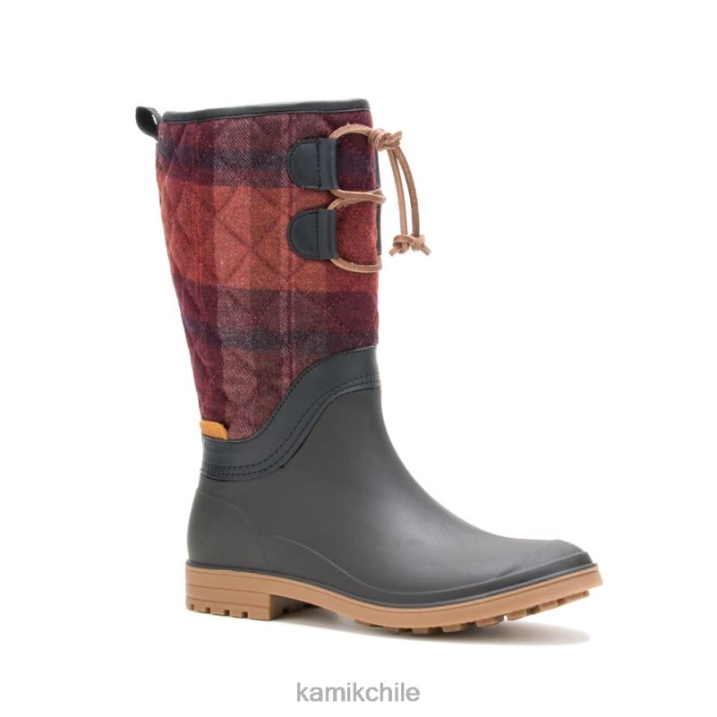 borgoña botas casuales RJT4Z21 Kamik mujer abigail