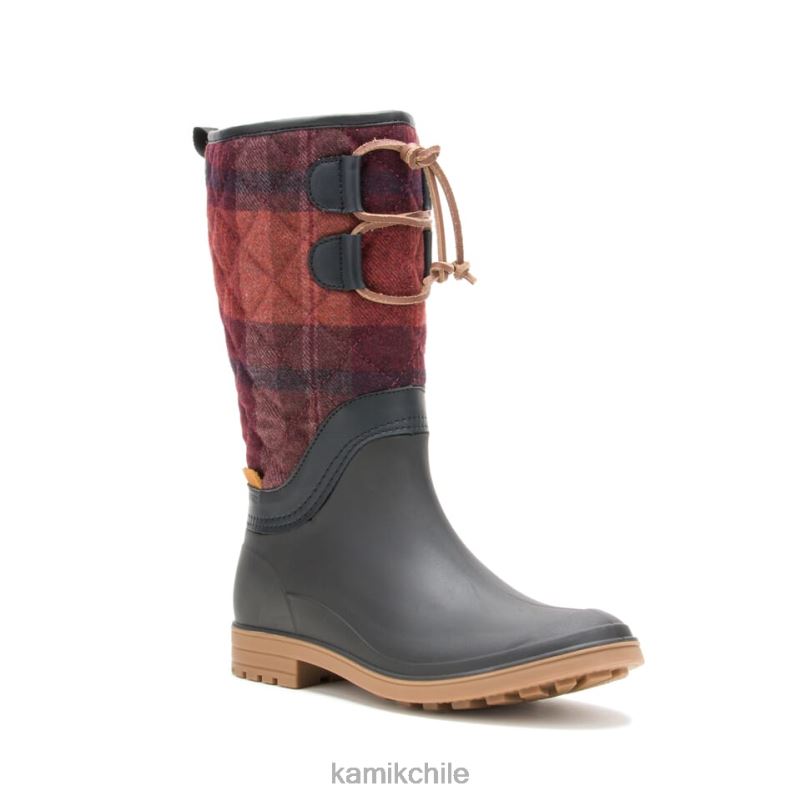 borgoña botas casuales RJT4Z21 Kamik mujer abigail