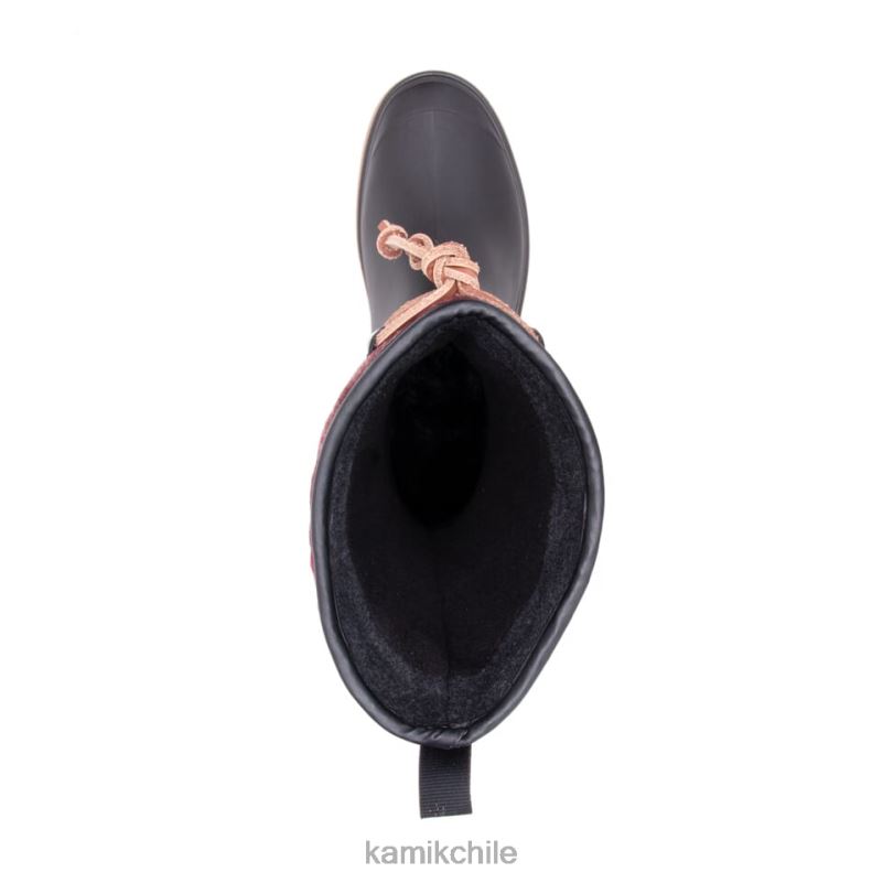 borgoña botas casuales RJT4Z21 Kamik mujer abigail