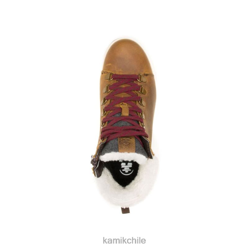 coñac botas casuales RJT4Z121 Kamik mujer caminata rebelde 3