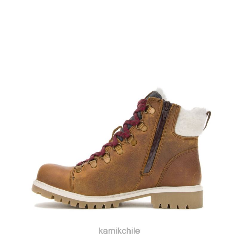 coñac botas casuales RJT4Z121 Kamik mujer caminata rebelde 3