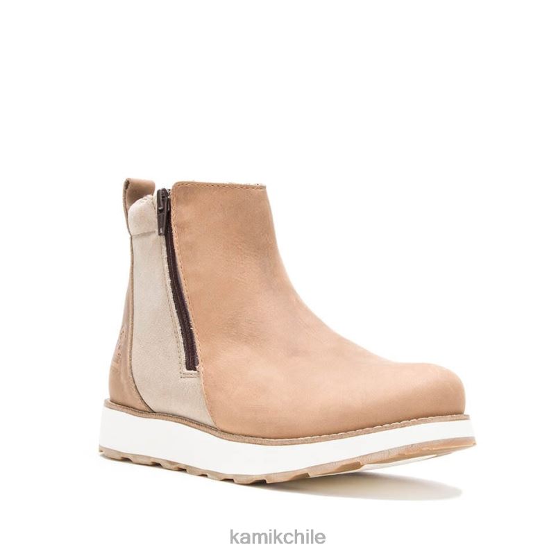 gris pardo botas casuales RJT4Z84 Kamik mujer ariel c zip