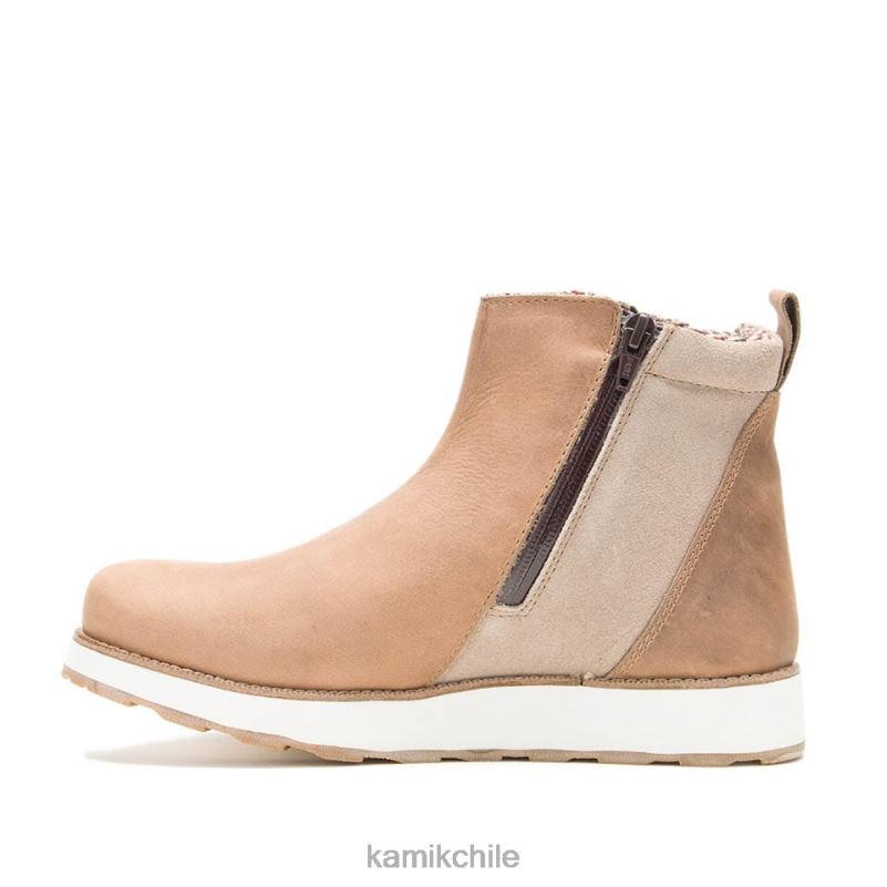 gris pardo botas casuales RJT4Z84 Kamik mujer ariel c zip