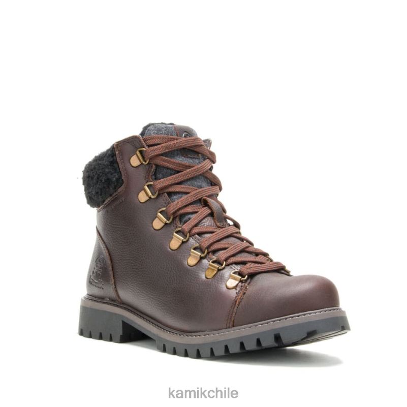 marron oscuro botas casuales RJT4Z122 Kamik mujer caminata rebelde 3
