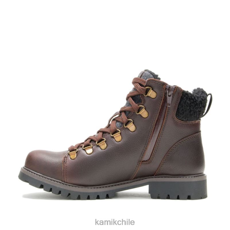 marron oscuro botas casuales RJT4Z122 Kamik mujer caminata rebelde 3